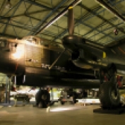 Lancaster bomber that took part in the October '43 raid on Hannover